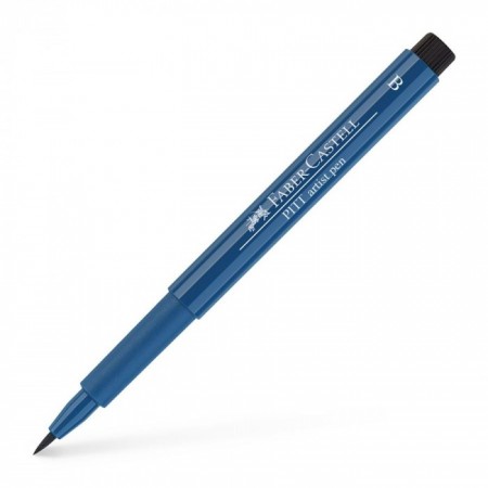 India ink Pitt Artist Pen B indanthrene blue